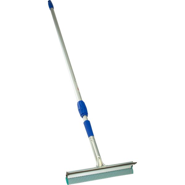 Mallory Blue/Silver 10" Aluminum Window Washer and Squeegee