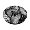 Cool Abstract Black, White & Grey Leaf Geometric Effect PopSockets Adhesive PopGrip