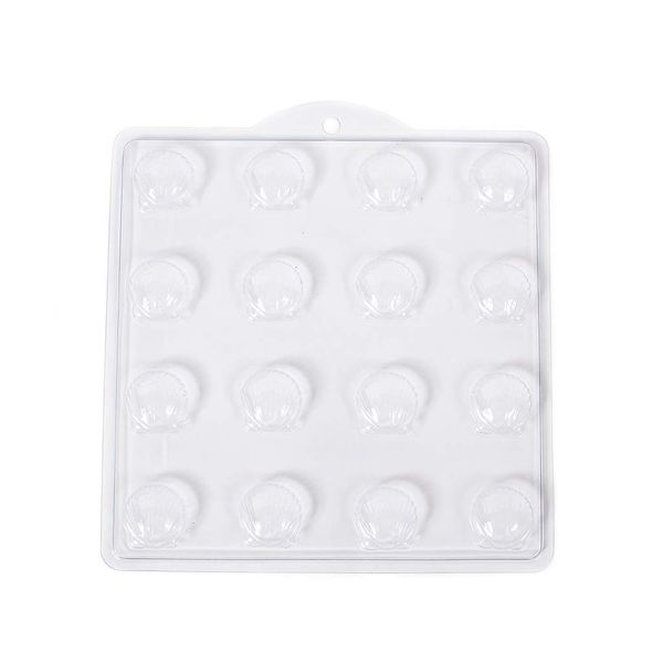 16 Cavity Scallop Shells Soap/Bath Bomb Mould x 5
