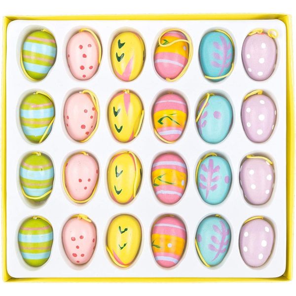 Papiertiger Wooden eggs for hanging 24 pieces