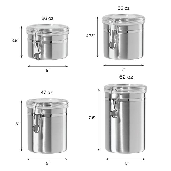 OGGI Stainless Steel Canister 47oz