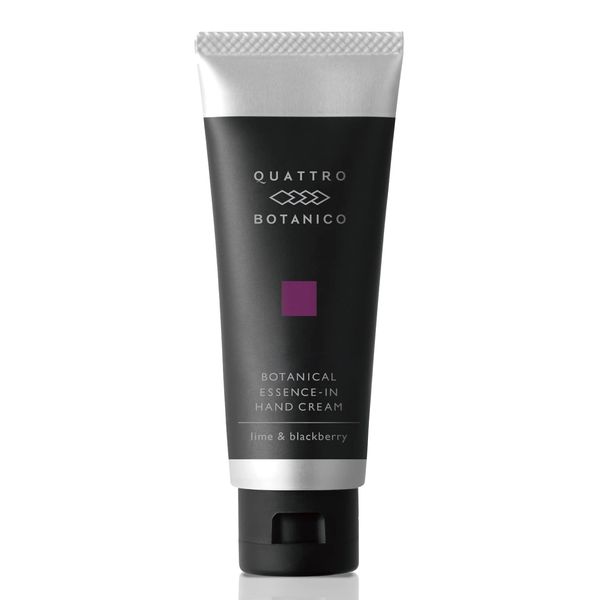 Quattro Botanico Hand Cream, Retinol Formulated, Botanical, Essence In, Hand Cream, 1.6 oz (45 g), Lime & Blackberry Scent, Hand Care, Additive-Free, Smooth, Non-Cling, Moisturizing, Men's, Women's, Gift