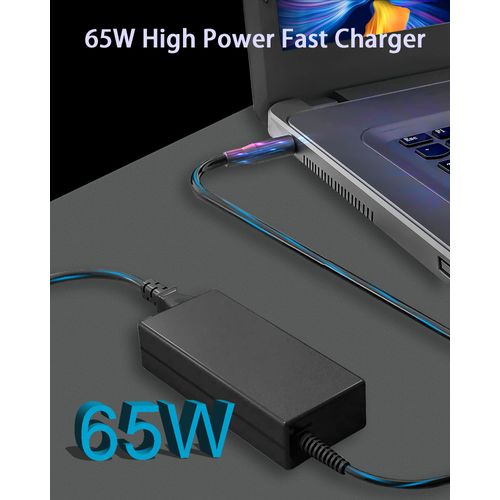 65W Dell Laptop Charger, Power Supply for DELL Inspiron 17 15 14 13 11 7000 5000 3000 Series 3505 3793 N5110 5559 5567 Latitude 3410 3420 3510 3520 E5470 7390 7490 XPS 13 15 LA65NS2-01 HA65NS5-00