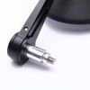 Universal Black Handlebar Round Rearview Side Mirrors For 7/8 Bar End Motorcycle