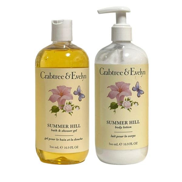 Summer Hill Set | Bath & Shower Gel & Body Lotion | 500mL Each
