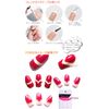 French Guide Tape, Just Stick and Apply, Nail Stickers, Easy Gel Nails, Nail Supplies, Gel, French Nails, Just Stick On, Gel Nail Supplies, Mirror Nails, Metallic Nails, Velvet, Resin, Art (FJ001 x 48 Sheets)