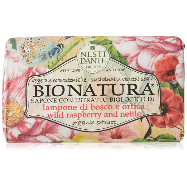 Nesti Dante Organik Sabun Bio Natura Bush Raspberry & Nettle 250Gr.