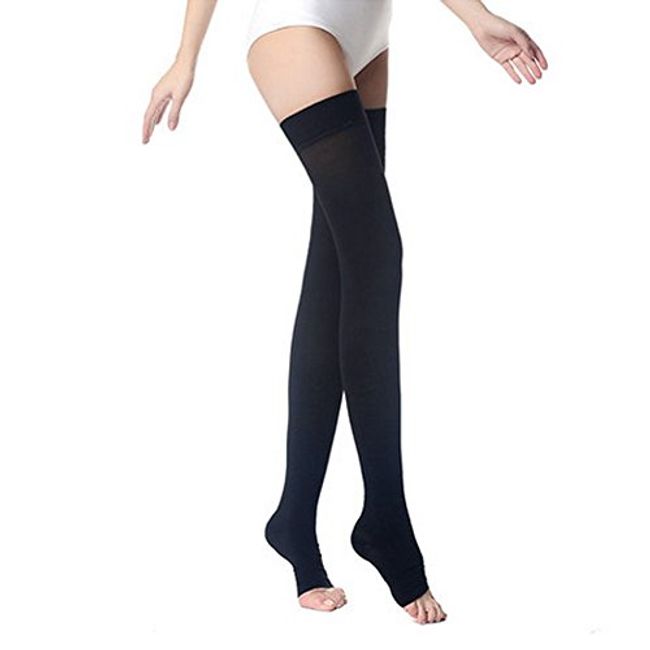 Compression Socks Thigh High Stockings Men Women 20-30 mmHg Varicose Veins  Edema