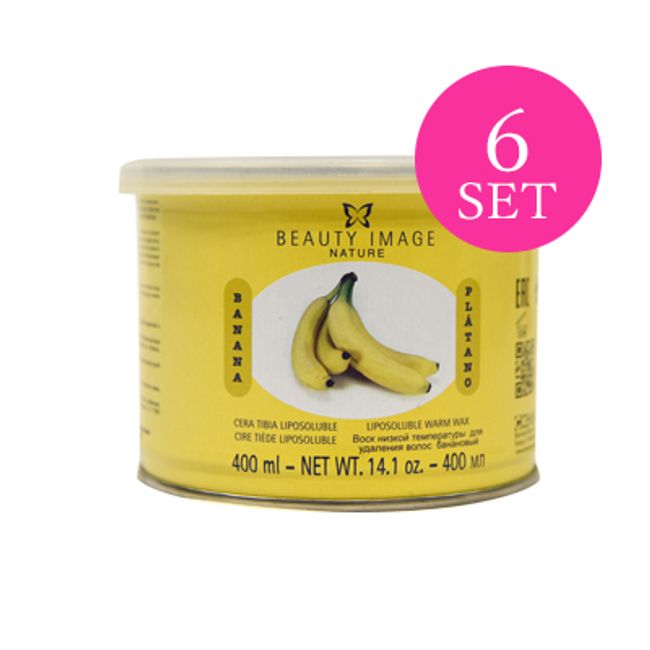 [BEAUTY IMAGE] Soft wax banana 400ml 6 can set