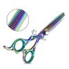 ZAMAHA UK Left Handed Hairdressing Scissors Professional Hair Cutting Scissors Kit/Thinning Shears/Barber Scissor/Hair Scissors -6.5'' Texturing Scissor,Thinning Scissors for Men Women
