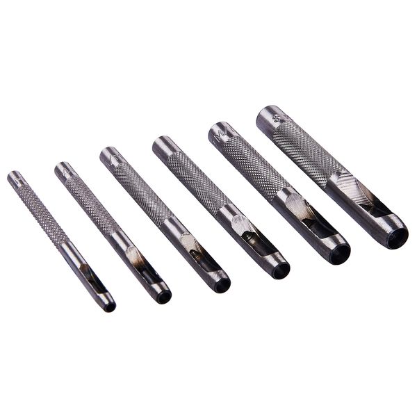 Amtech H1700 6 Piece Hollow Punch Set