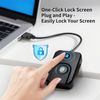 JIANBOLAND USB Fingerprint Reader for Windows10/11, Windows Hello Fingerprint Reader One-Click Lock Screen,Auto Driver Setup with 5ft Cable-Windows Password-Free Login Security Lock