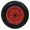 14" Red PU Puncture Proof Wheelbarrow Wheel Tyre Solid Lightweight Foam 3.50-8