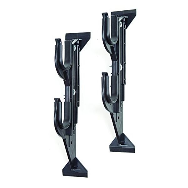 Allen Company Molded Truck Gun Rack for Rear Window - Holds Two Shotguns, Rifles, Bows, or Tools - (Adjustable 9 1/2' - 16 1/2 inches Height), Black (17450)