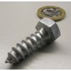 Galvanized Hex Head Lag Screw 5/16" Threads x 1.00" Length, 100 pcs