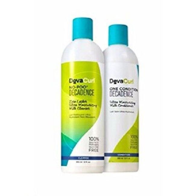 DevaCurl No Poo Decadence and One Condition Decadence DUO 12 oz