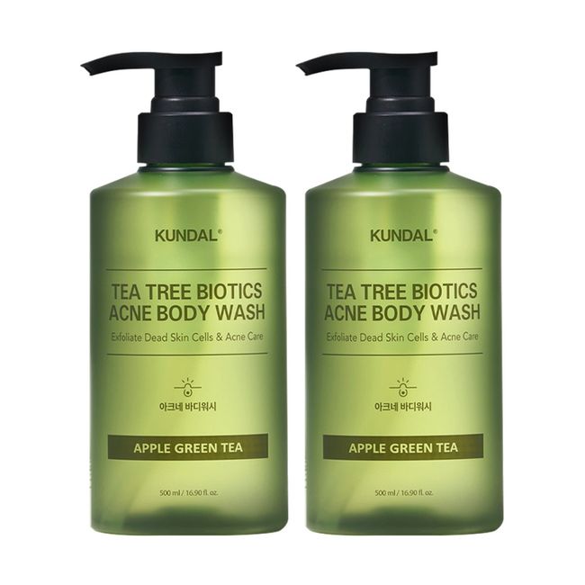 Kundal Tea Tree Biotics Acne Body Wash 500ml 1 + 1 (total 2)