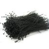 1000pcs Black Plastic Hang Tag String Snap Lock Fastener Hand use Tagging Supplies