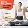 Cordless Heating Pad with Massager for Back, Portable Lower Back Massager, We...