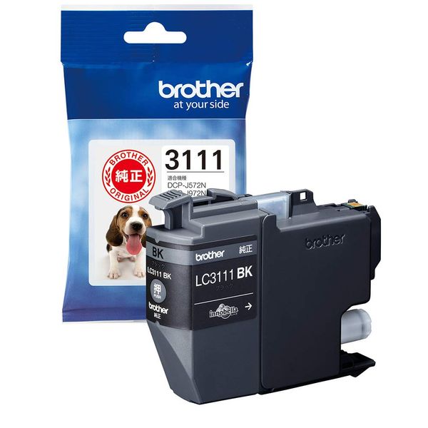 Brother Industry Ink Cartridge Black LC3111BK Compatible Model Numbers: DCP-J987N, DCP-J982N, DCP-J587N, DCP-J582N, MFC-J738DN, etc