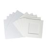 Stitchtastic Square aperture square cards - White (Pack of 5)