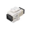 Cable Matters 4-Pack SC UPC Simplex Fiber Optic Keystone Coupler Jack, OM1/OM2/OM3/OM4 Multimode, OS2 Single Mode Support