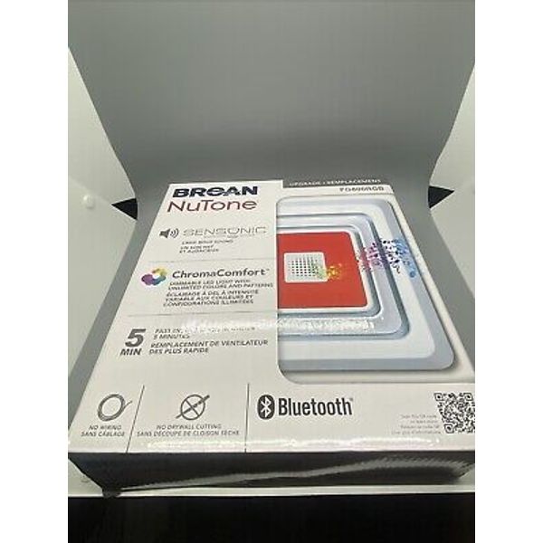 Broan-NuTone Upgrade Exhaust Fan Cover w/Bluetooth Speaker Open Box