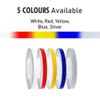 Racing Wheel Trim with Applicator Tool for Car Wheels, Blue