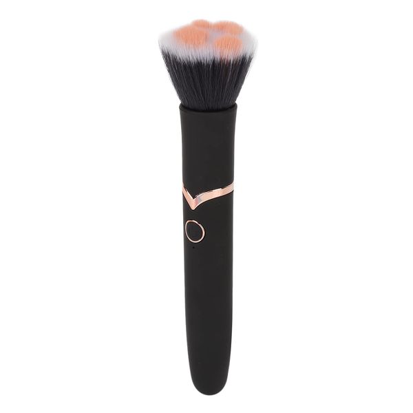 Elektrische Foundation Brush, automatischer Make up Bürste mit 10 Frequenzstufen, wasserdichter, waschbarer, wiederaufladbarer Make up Pinsel für Foundation, loses Puder, Rouge