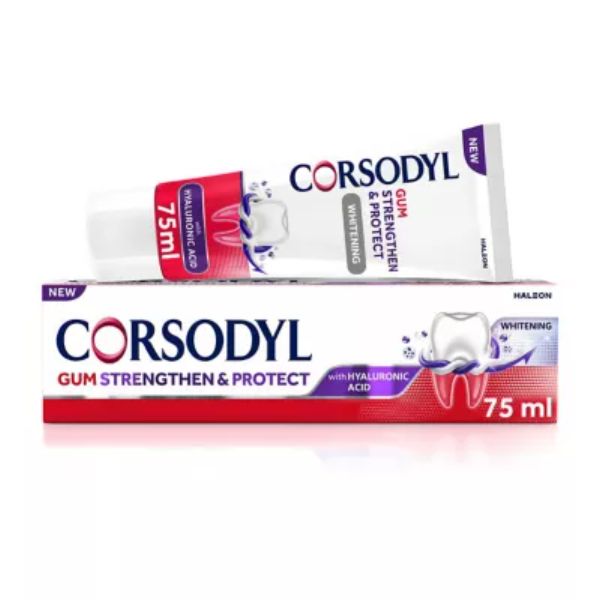 Corsodyl Gum Strengthen & Protect Whitening Toothpaste 75ml