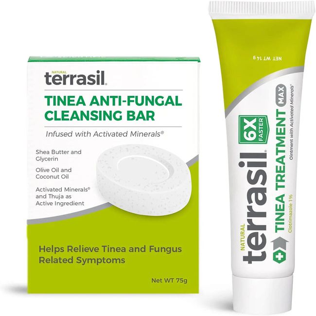 Terrasil Anti-fungal Treatment MAX + Anti-fungal Soap - Treats Fungus 6X Faster