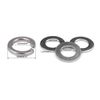 M12 304 Stainless Steel Flat Washer and Split Spring Lock Washer Assortment Set, 50Sets /Pack (M12)