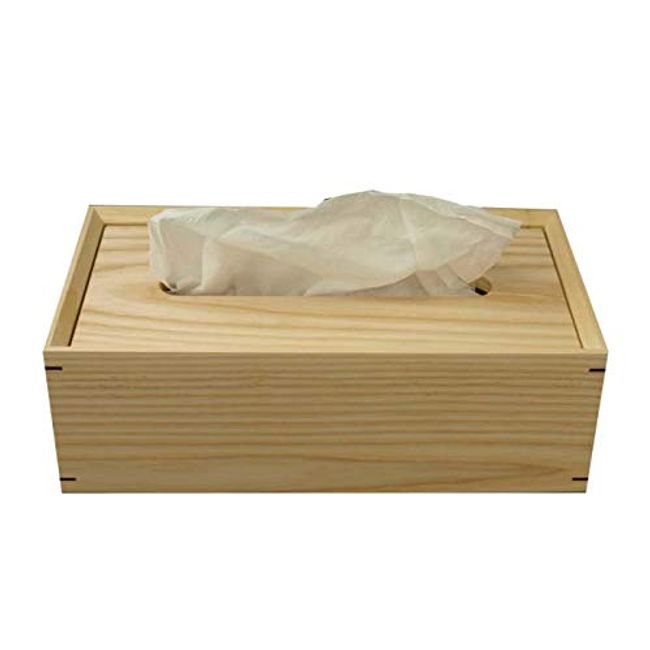 Woodney KL005-H Tissue Box White Ash