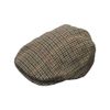 WALKER AND HAWKES - Wool Blend Braxton Flat Cap - Brown - 2XL (61cm)