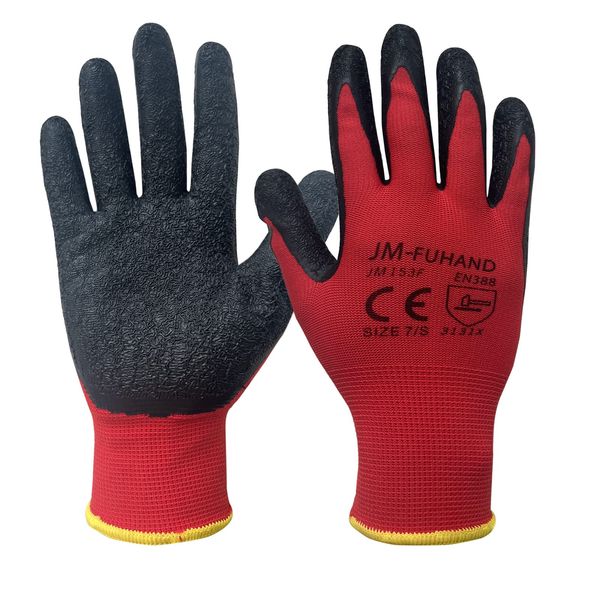 JM-FUHAND Heat Resistant Gloves Heat Press Gloves for Heat Transfer Printing 3D Vacuum Heat Transfer Machine Gloves.(Large(1 Pair), red)