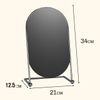 Mid-century modern oval table mirror vanity mirror makeup mirror