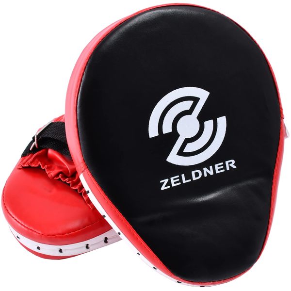 ZELDNER Punching Mitt, Boxing Mitt, Set of 2, Ultra Lightweight, Professional, Martial Arts, Karate, Practice, Hitting Training, Stress Relief, One Size Fits All