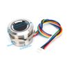 Circular Fingerprint Module, Fingerprint Scanner with 2 Color Indicator Light, Capacitive Fingerprint Identification Module for Safety Box Access