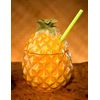 Trader Vic's Trader Vicks Pineapple Tiki Mug PINEAPPLE W/LID Mug Ceramic 12 fl oz