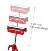 WORKPRO Saw Horse Folding Roller Support Work Stand Carpenter Pipe Wood Level US