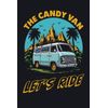 Island Beach Candy Van Let's Ride Metal Poster Sign
