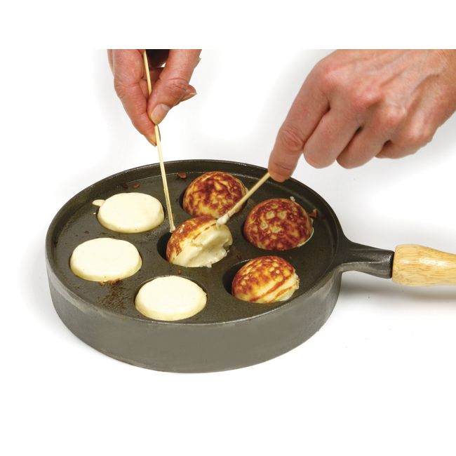 Norpro Cast Iron Aebleskiver Pan