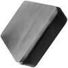 4" RUBBER/STEEL BLOCK : Solid Dapping Doming Bench Anvil 100x100x35mm Craft Tool (1050)