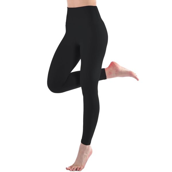 Stanpetix Leggings for Women - High Waisted Workout Leggings Women's Leggings Running (Black,Full Length,XXL)