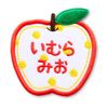 Embroidery Saurus Apple, Name Patch, Iron, Sticker, 3 Colors (Purple, Orange, Light Blue)