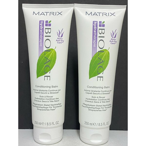 Matrix Biolage Hydratherapie Conditioning Balm - 2 Pack/8.5 fl oz Each