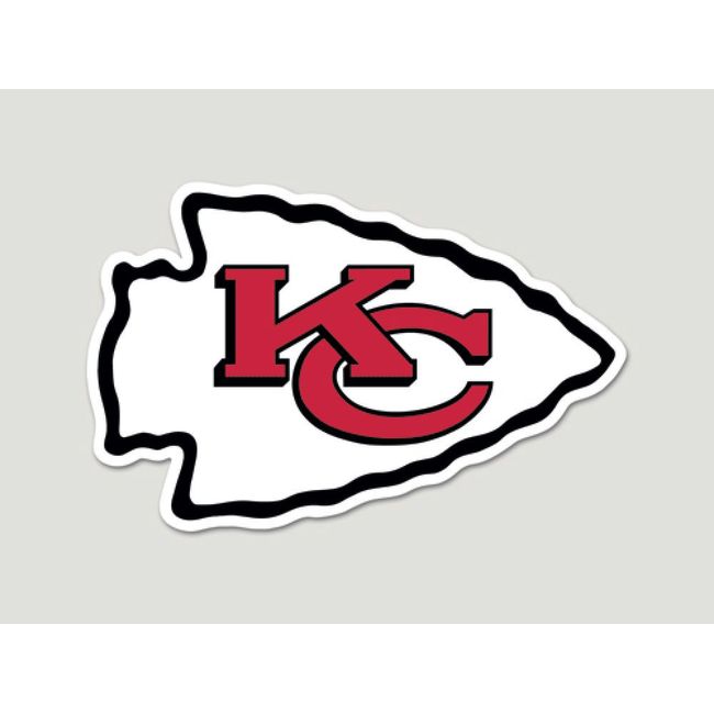 WinCraft NFL Kansas City Chiefs Die-Cut Color Decal, 8"x8", Team Color