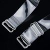Lystaii 4Pair Clear Bra Straps Invisible Transparent Shoulder Bra Strap Replacement 10mm