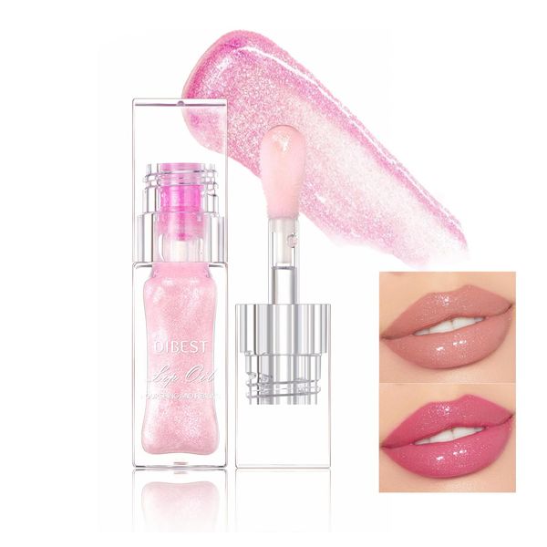 Boss Up Color Changing Lip Oil,Bossup Cosmetics Color Changing Lip Oils,Magical Color Changing Lip Gloss Moisturizing Lip Glow Oil,Nourishing Lip Glow Oil Non-sticky Lip Tint Oil(1PCS)