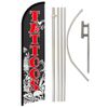 Tattoos Full Curve Windless Swooper Flag Pole Kit Tattoo Shop